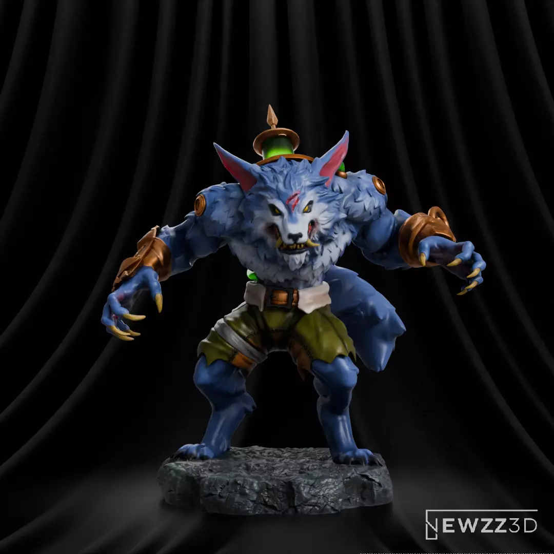Warwick - League of Legends 3D print model_0