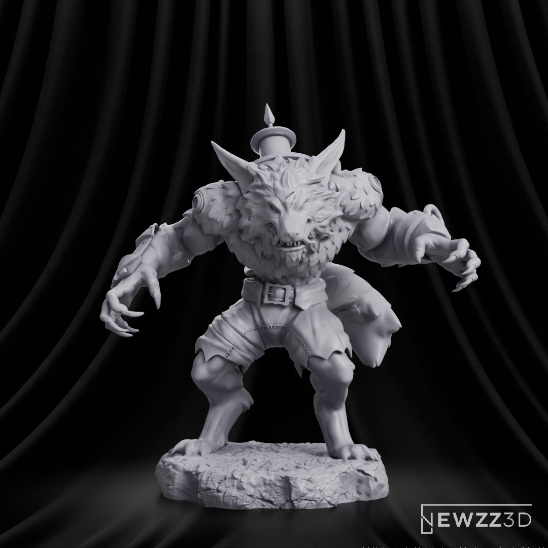 Warwick - League of Legends 3D print model_6