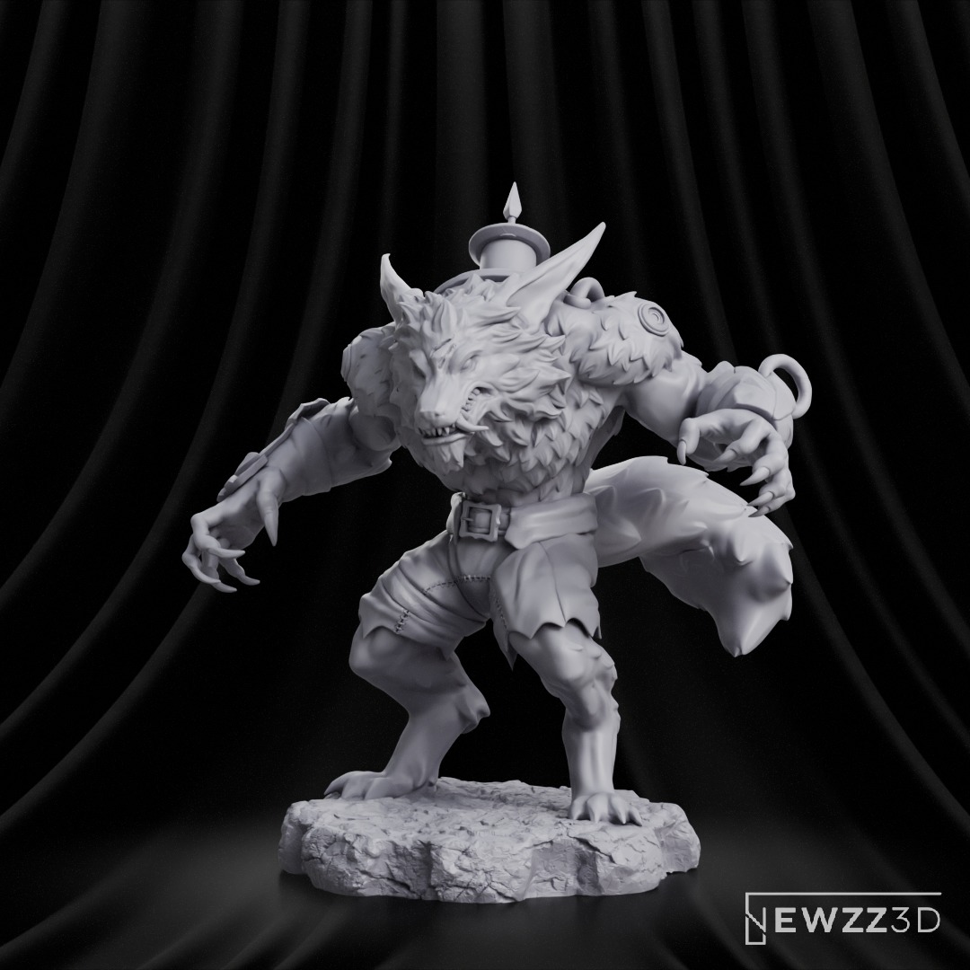 Warwick - League of Legends 3D print model_7