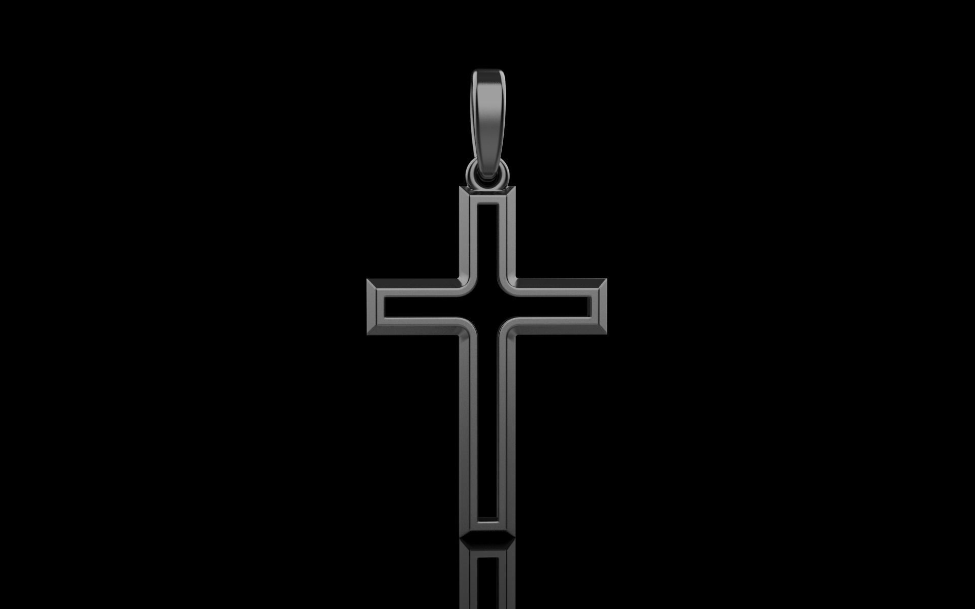 Lightweight  cross model 528 3D print model_15