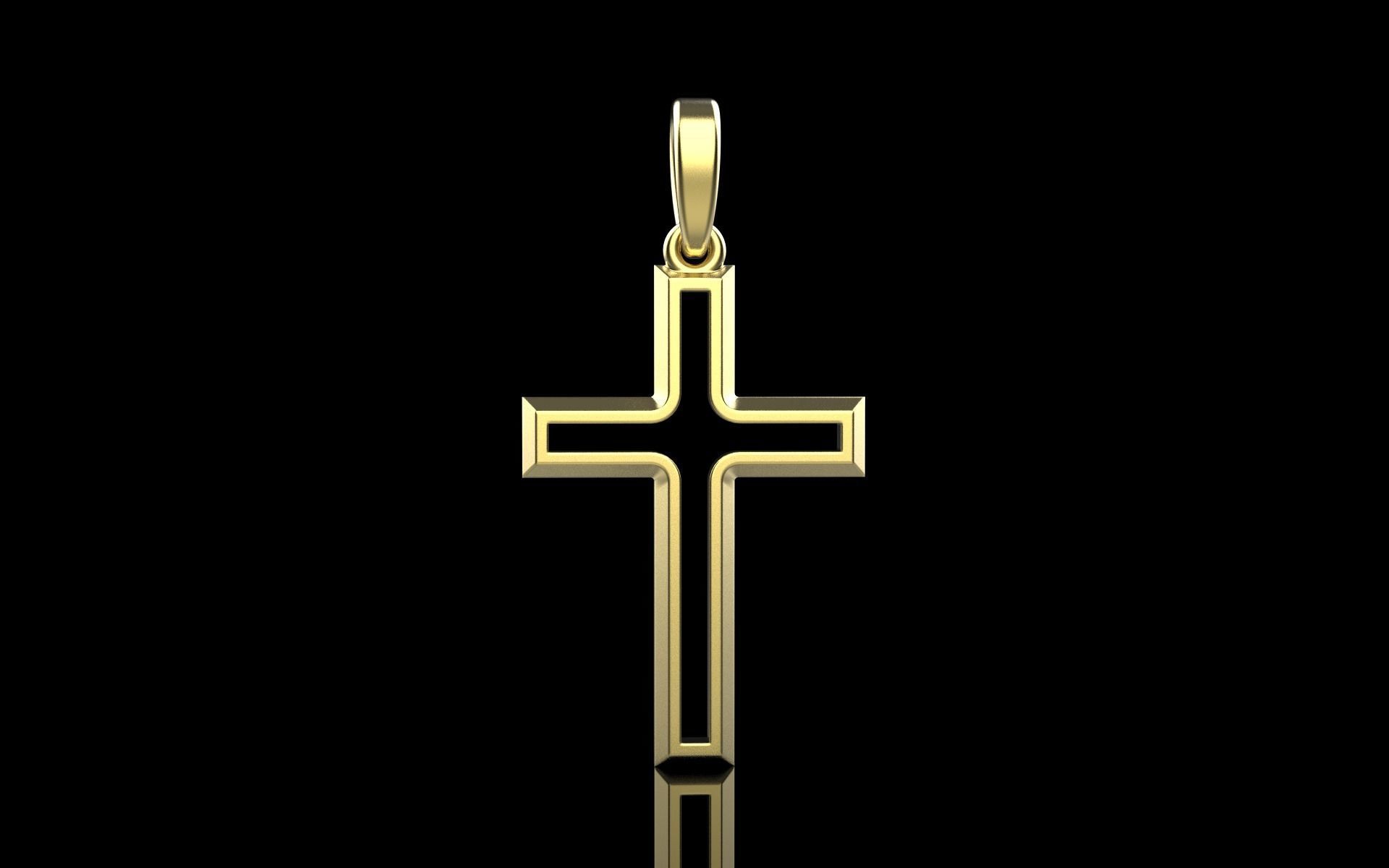 Lightweight  cross model 528 3D print model_12