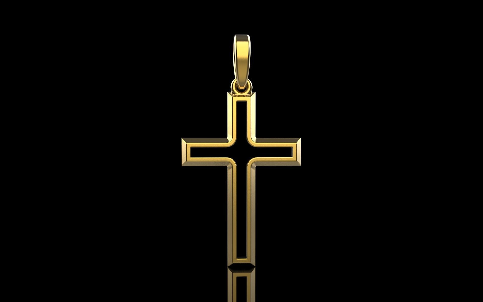 Lightweight  cross model 528 3D print model_17