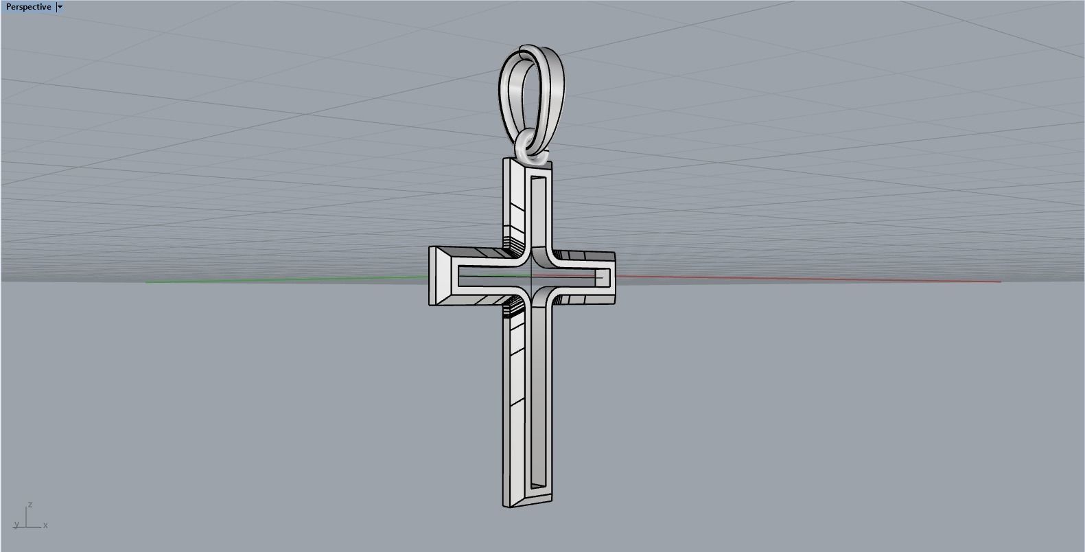 Lightweight  cross model 528 3D print model_10