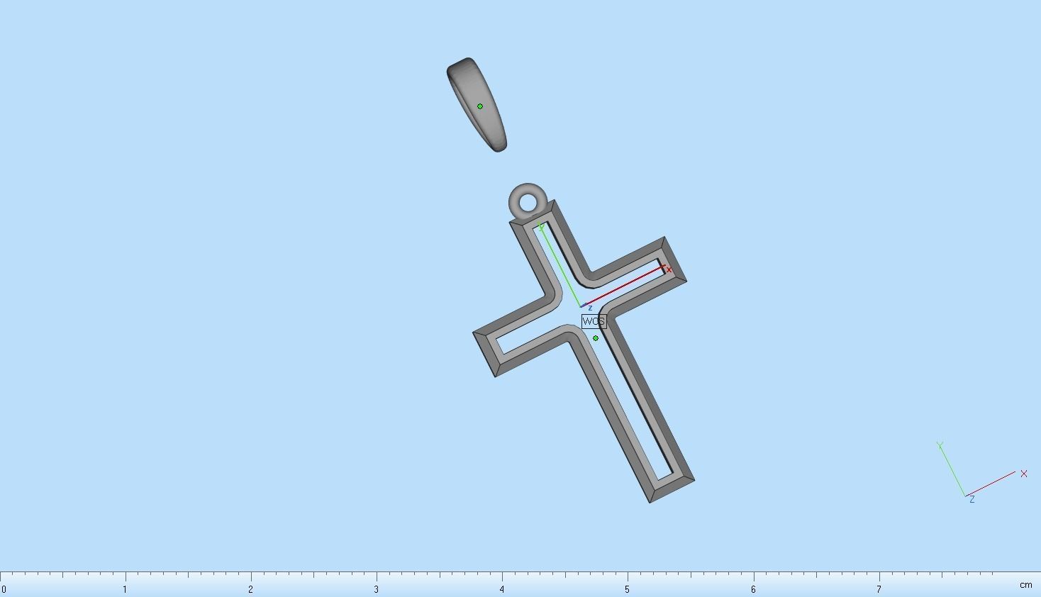 Lightweight  cross model 528 3D print model_11