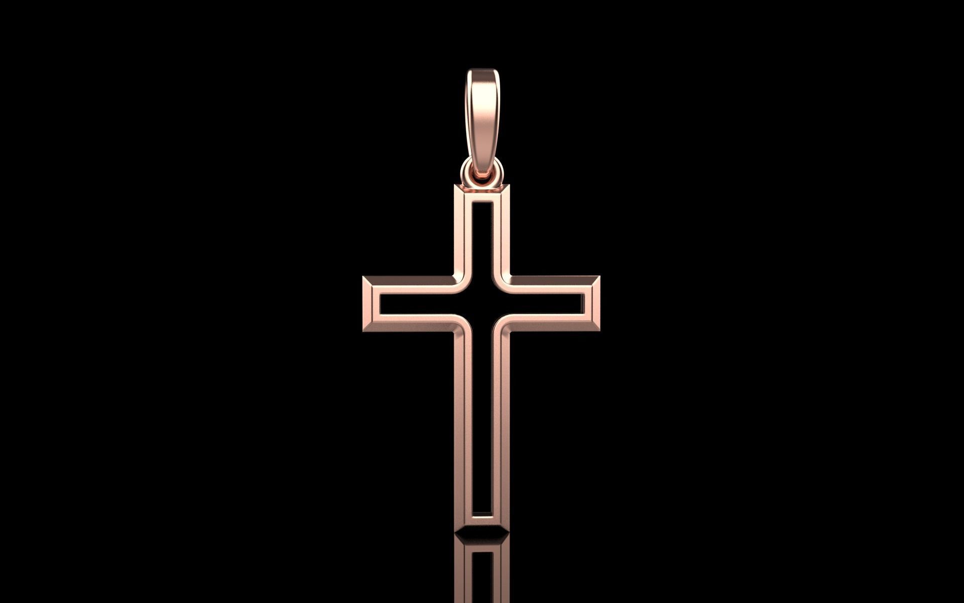 Lightweight  cross model 528 3D print model_14