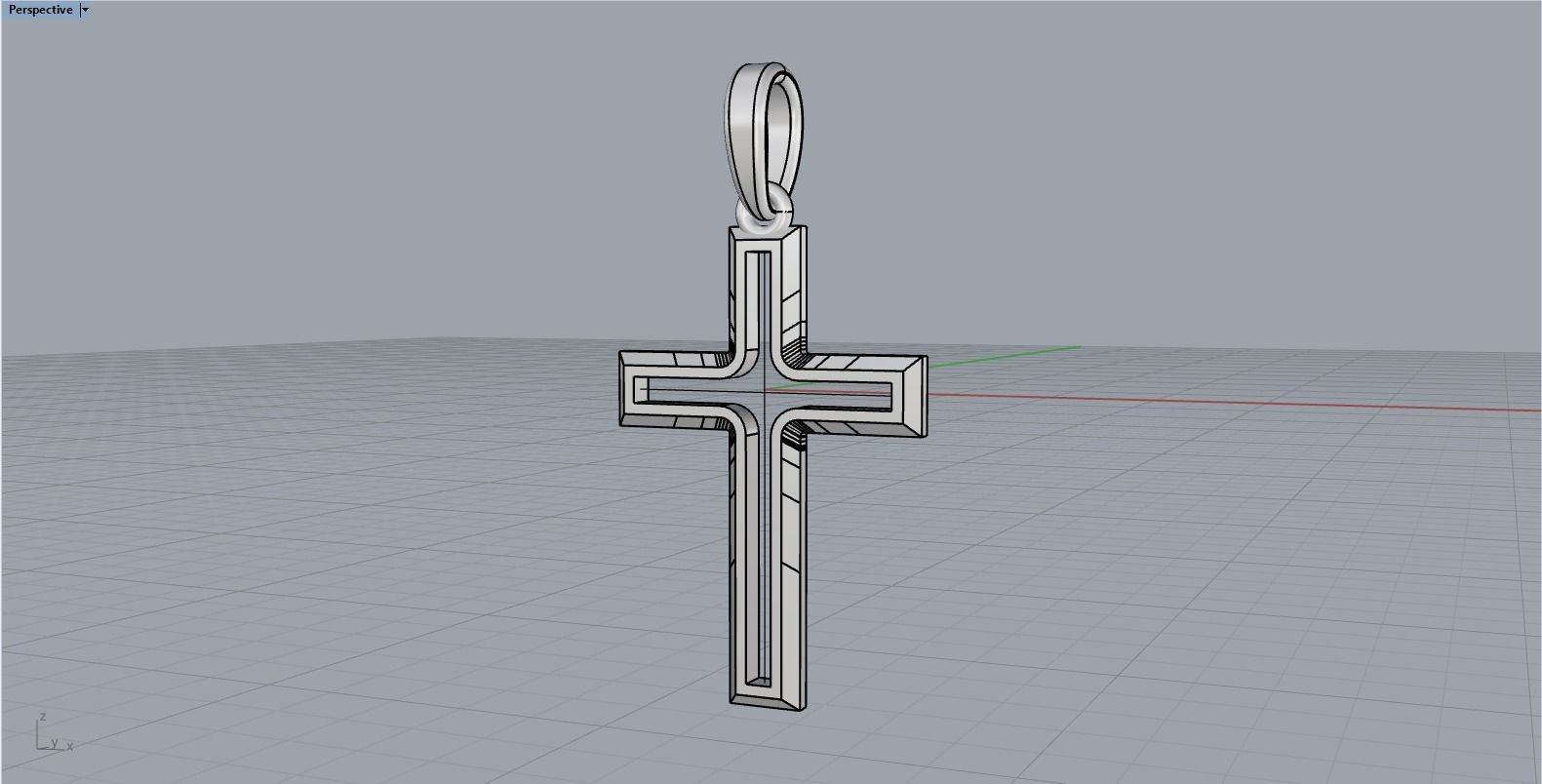 Lightweight  cross model 528 3D print model_9