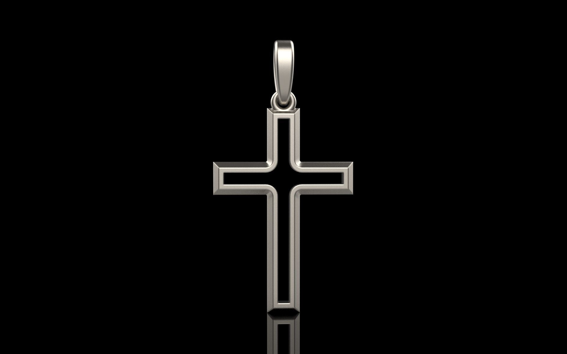 Lightweight  cross model 528 3D print model_13