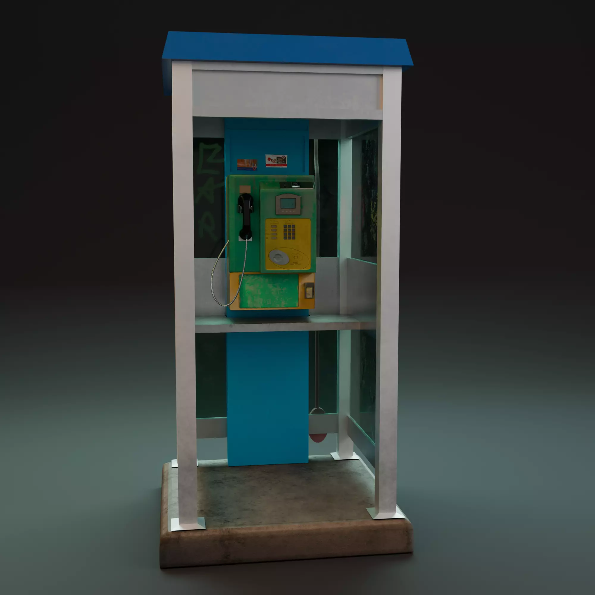 TelePhone Public in Thailand 3D model_0