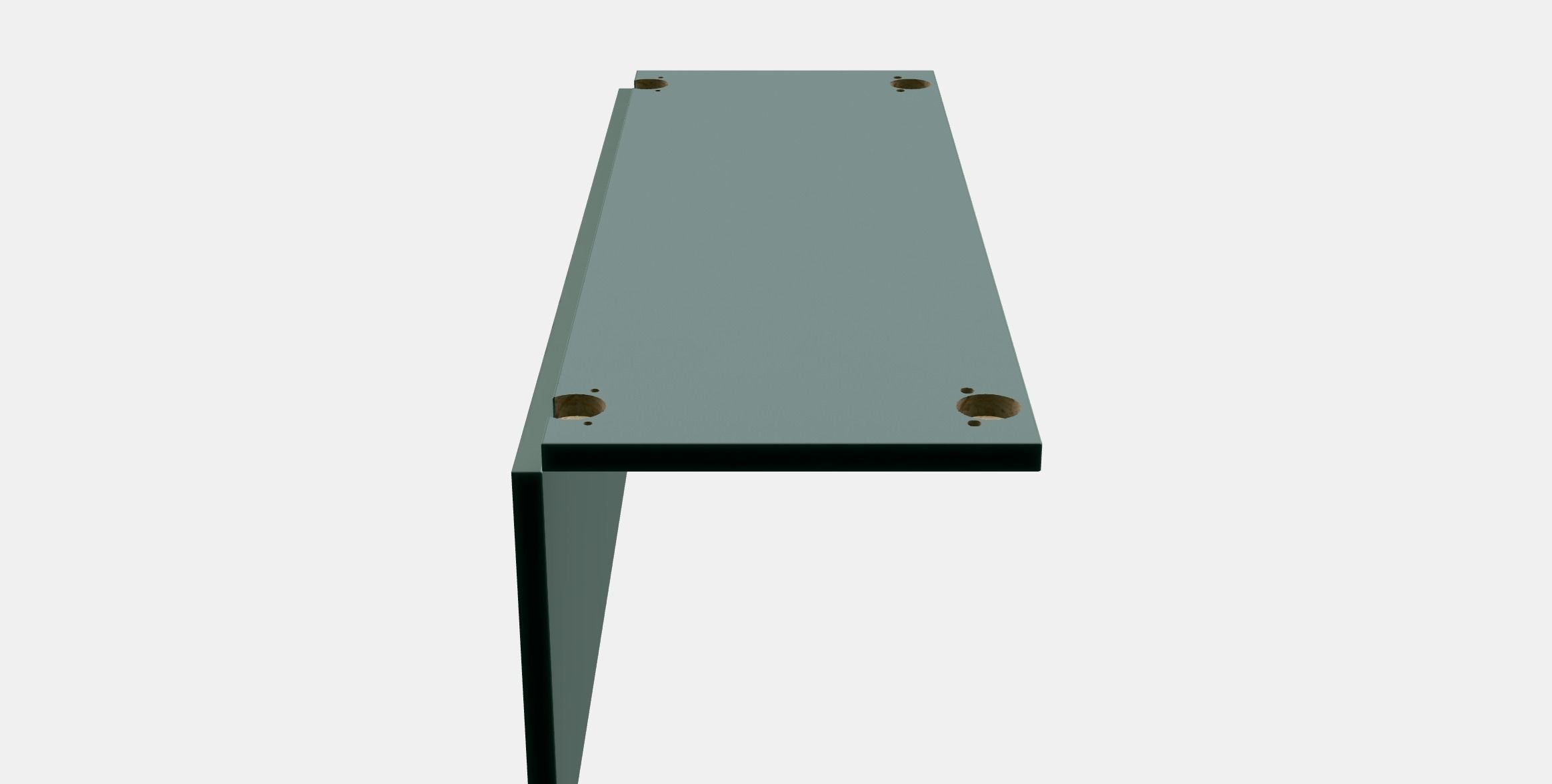 BODARP 2-p door f corner base cabinet set Low-poly 3D model_8