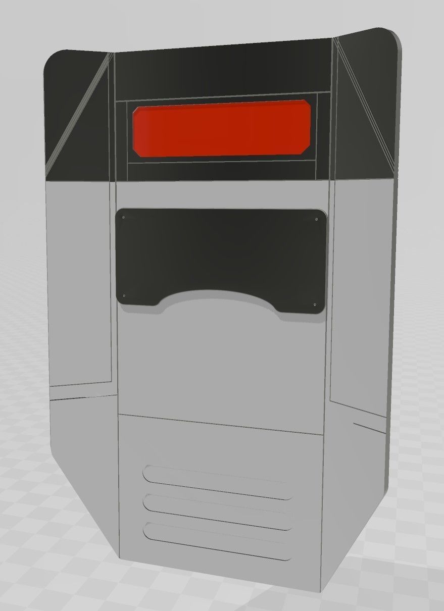 Star Wars Jedi Fallen Order Scout Staff and Shield 3D print model_7