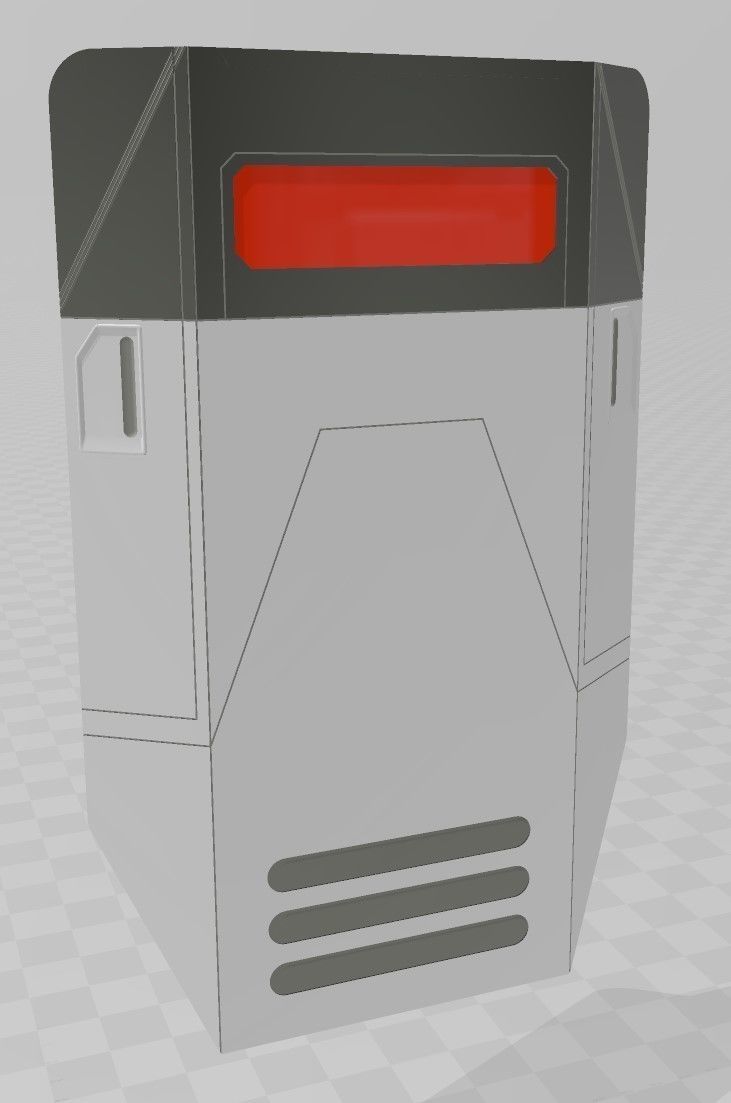 Star Wars Jedi Fallen Order Scout Staff and Shield 3D print model_6