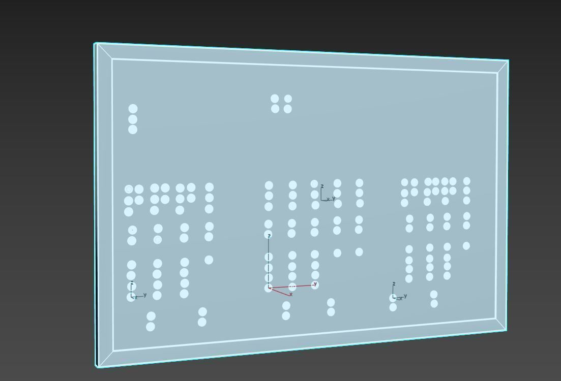 Old Control Panel 3D model_5