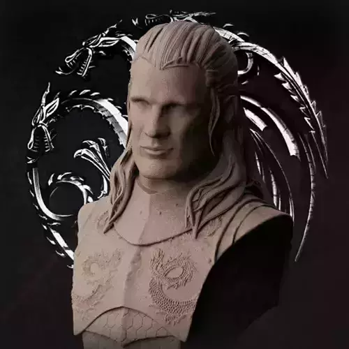 DAEMON TARGARYEN - BUST -   3D print model