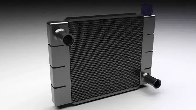 Car Radiator 3D model