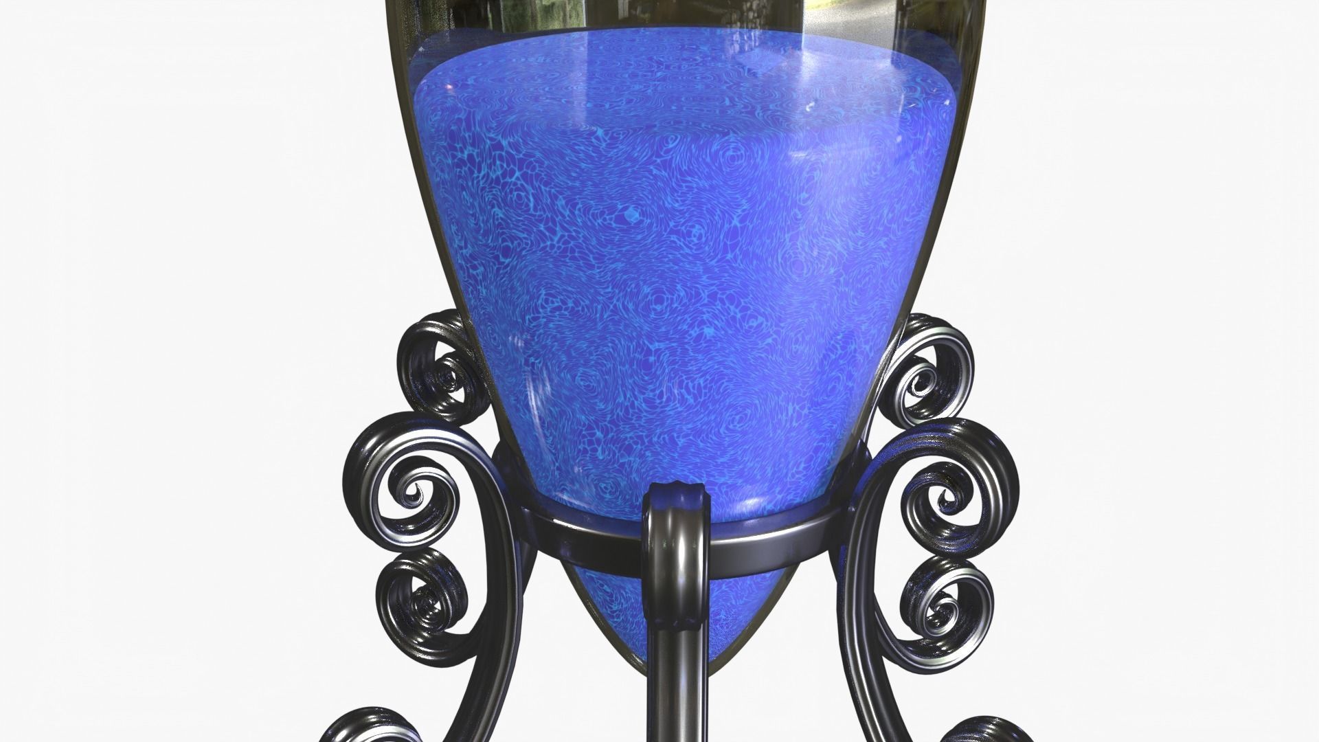 Blue Magic Potion 3D model_10