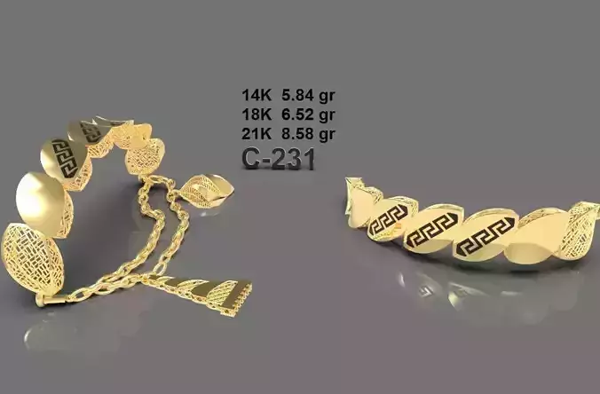 elegant bracelet model