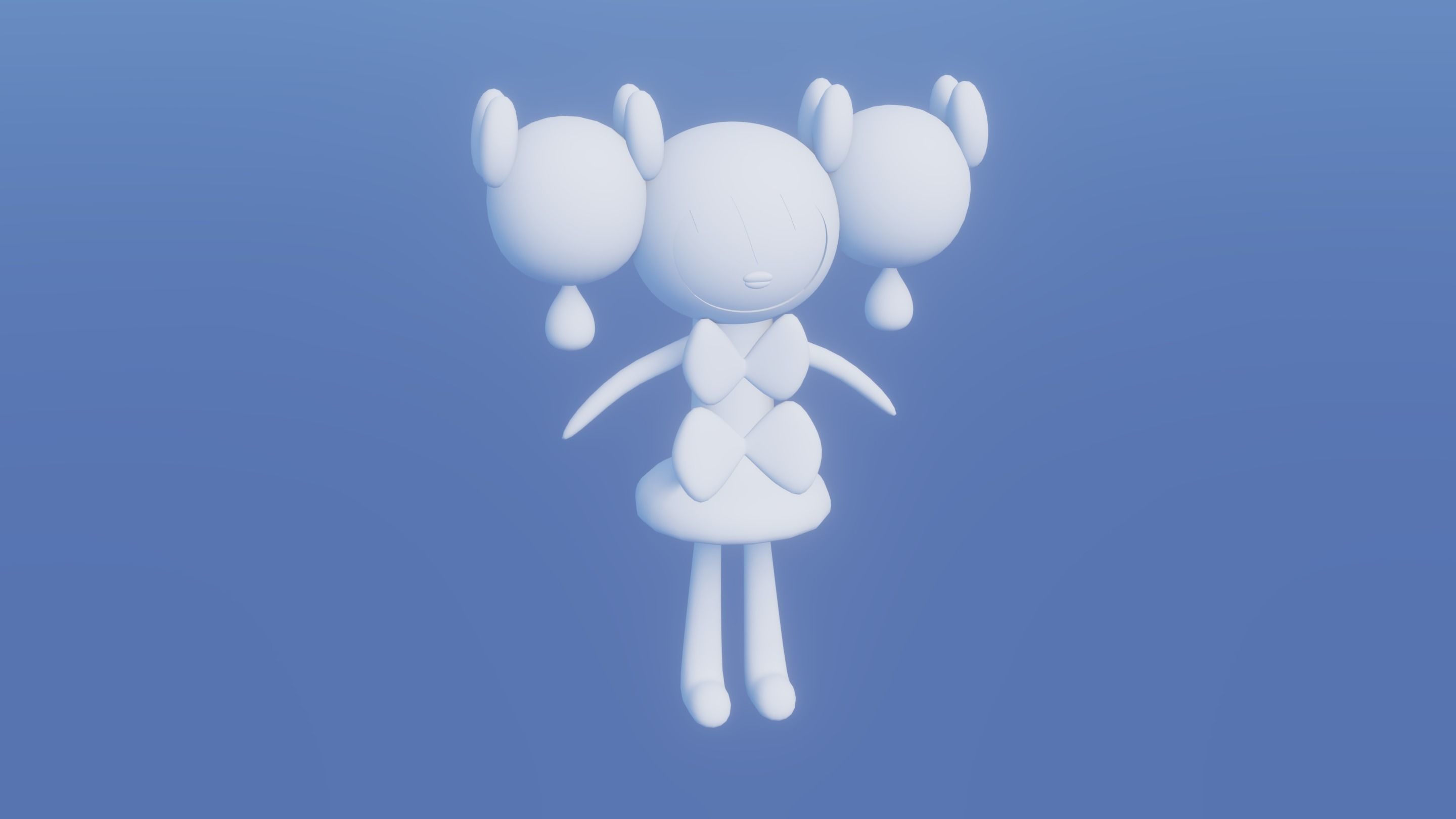 Pokemon Gothorita and Shiny version Rigged 3D model_3