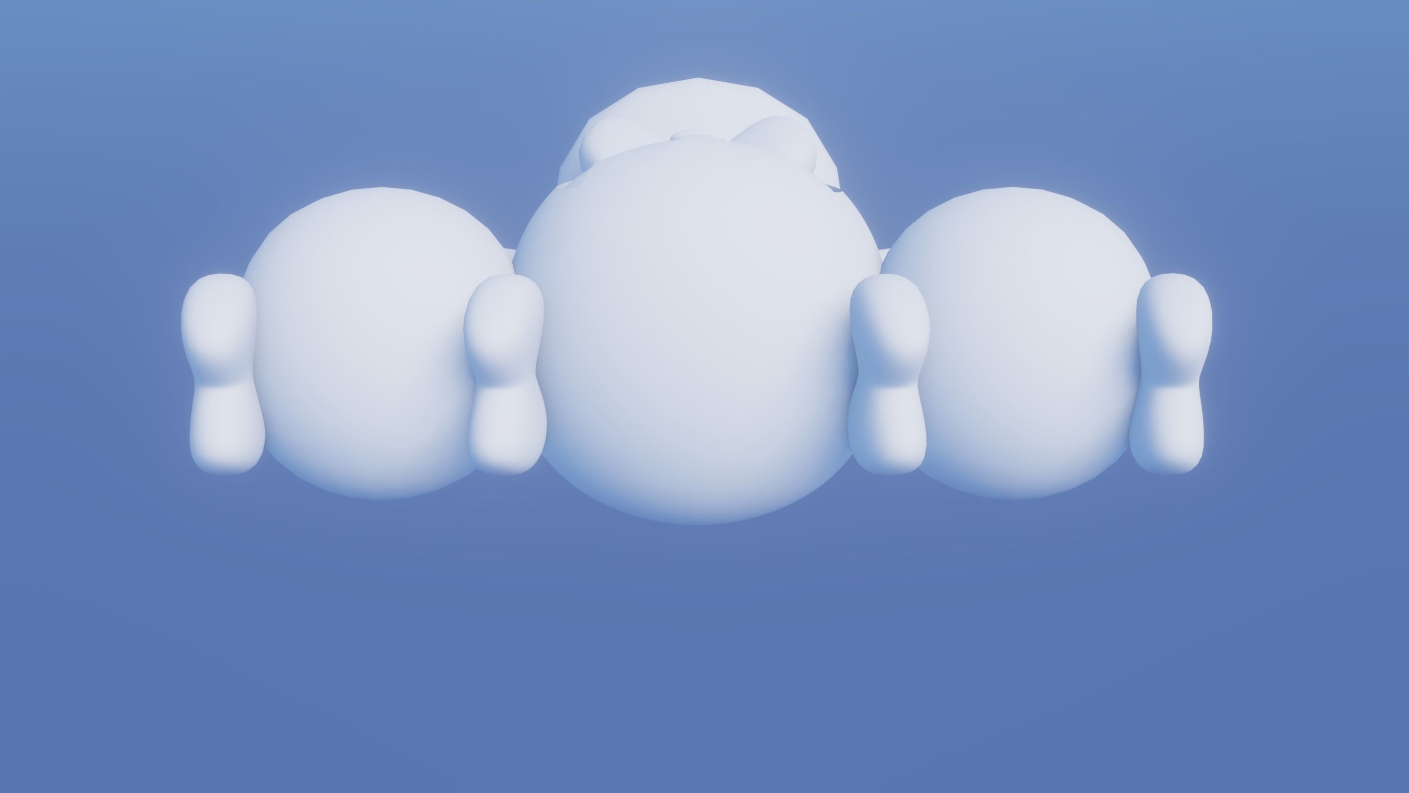 Pokemon Gothorita and Shiny version Rigged 3D model_12