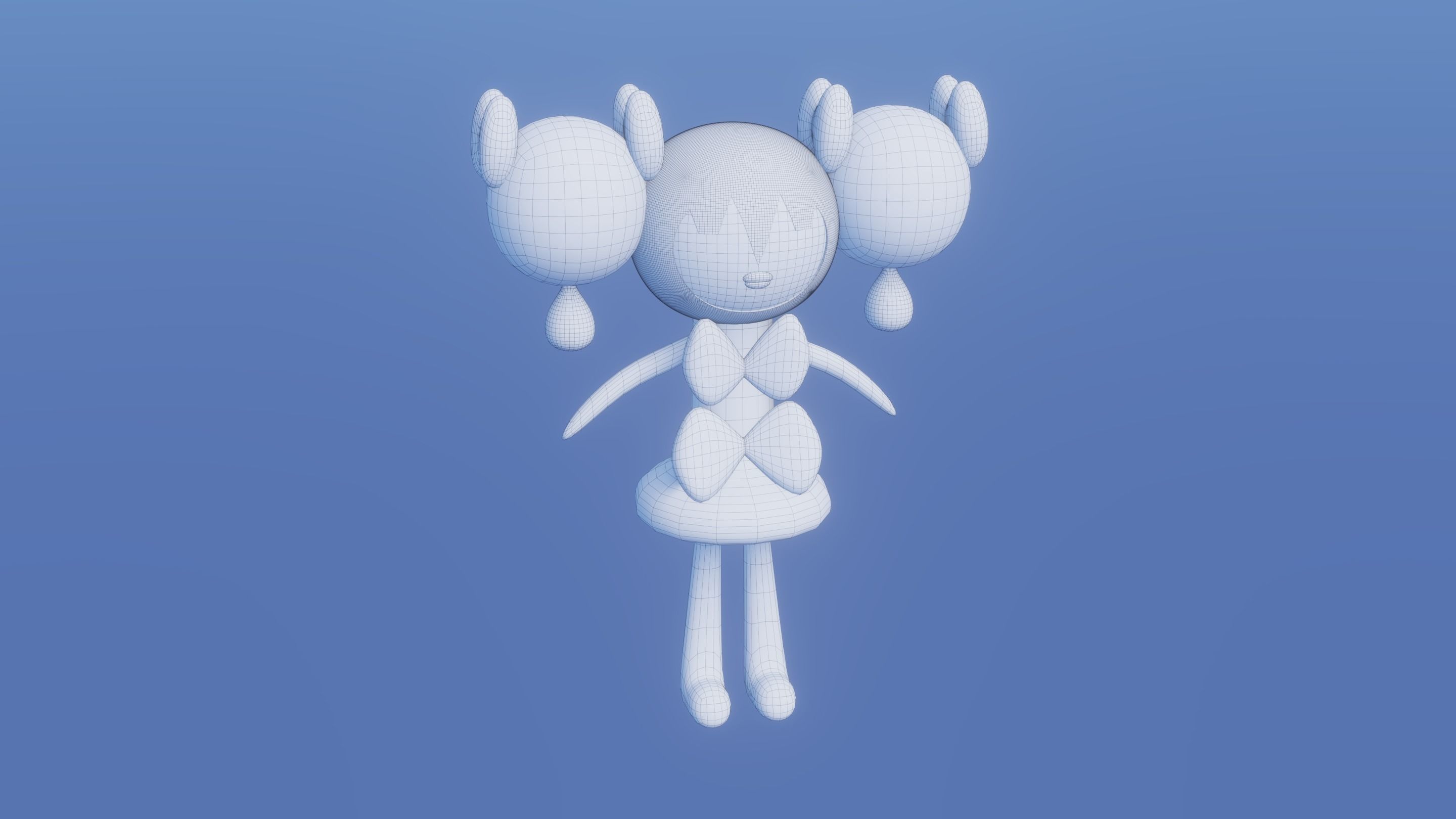 Pokemon Gothorita and Shiny version Rigged 3D model_4