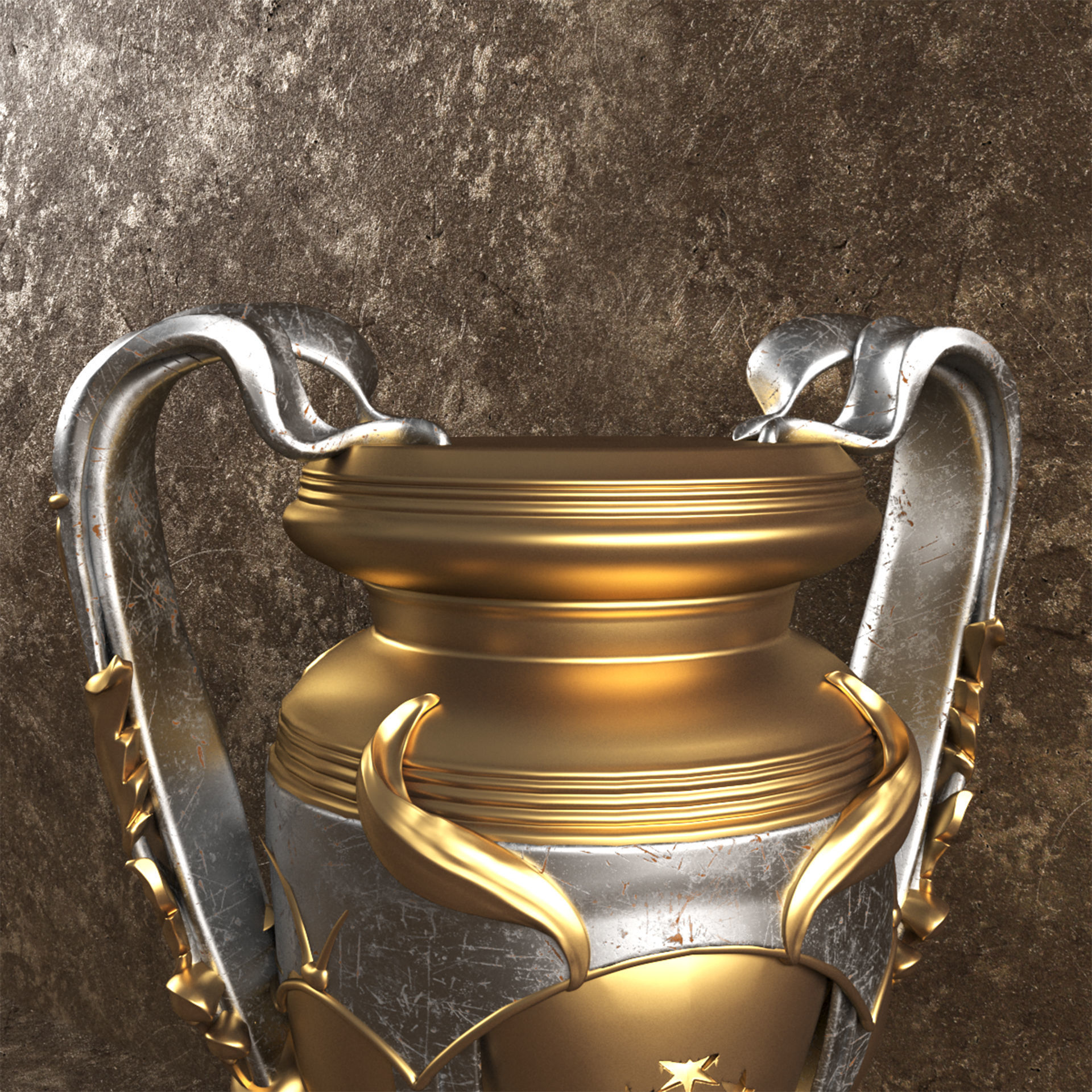 Exquisite Trophy 3D model_3