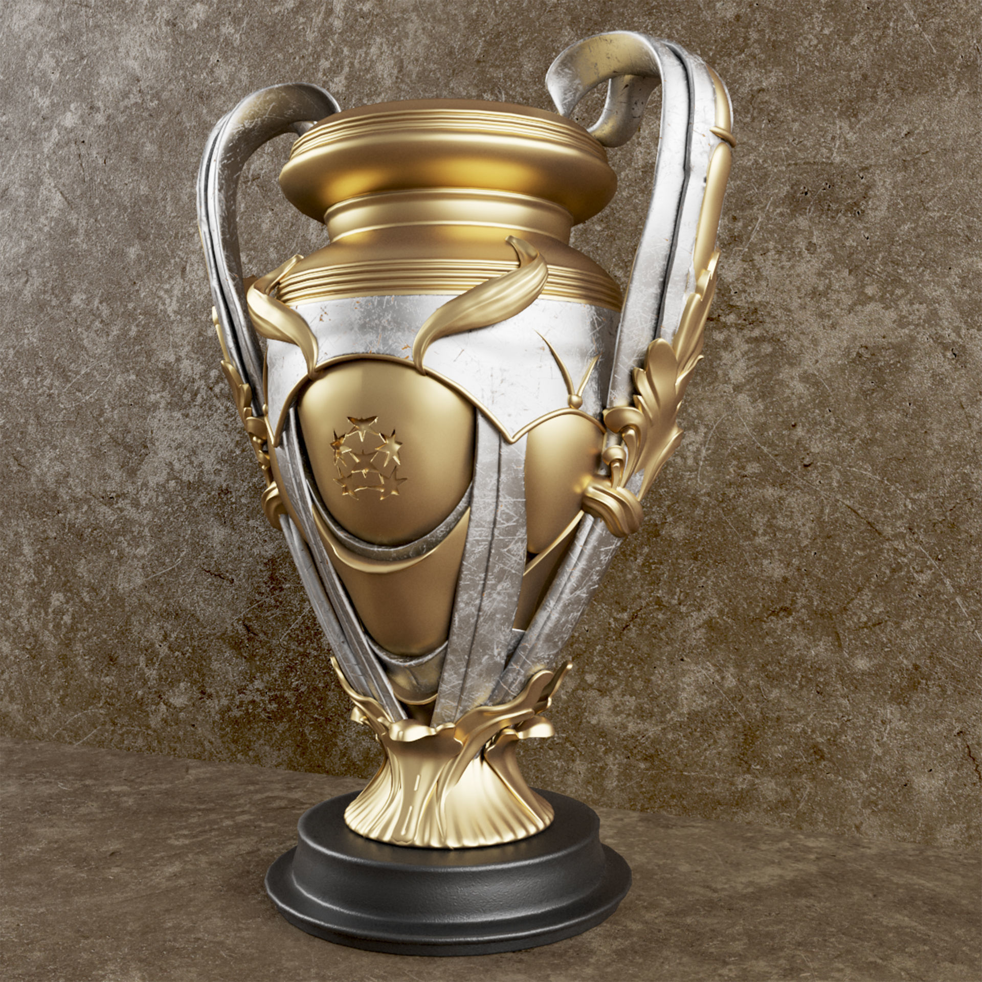 Exquisite Trophy 3D model_1