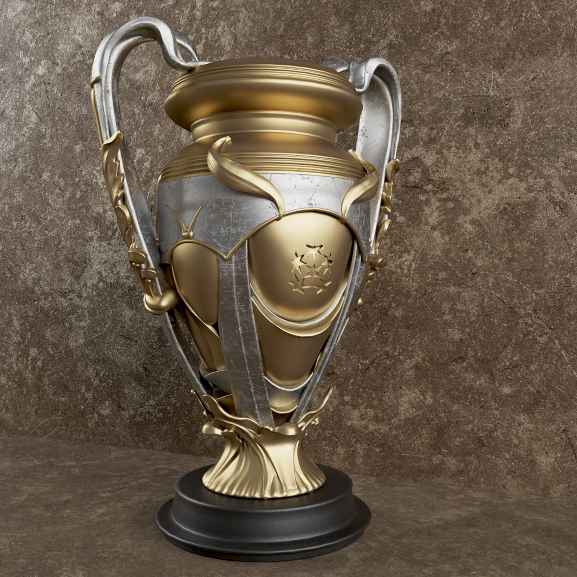 Exquisite Trophy 3D model_9