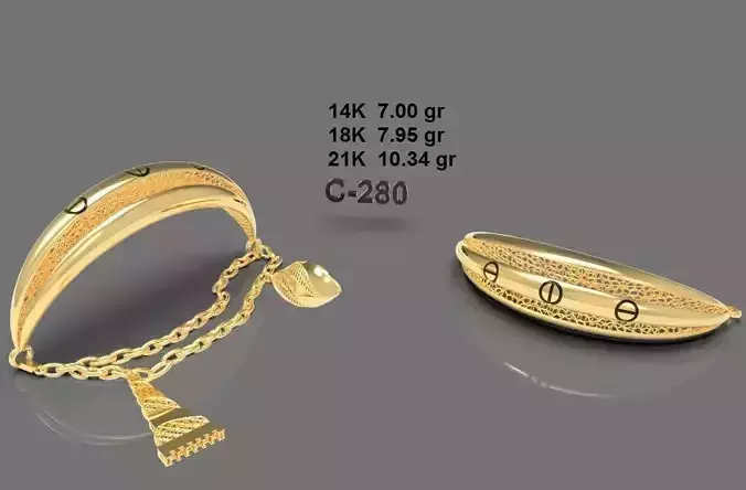 elegant bracelet model