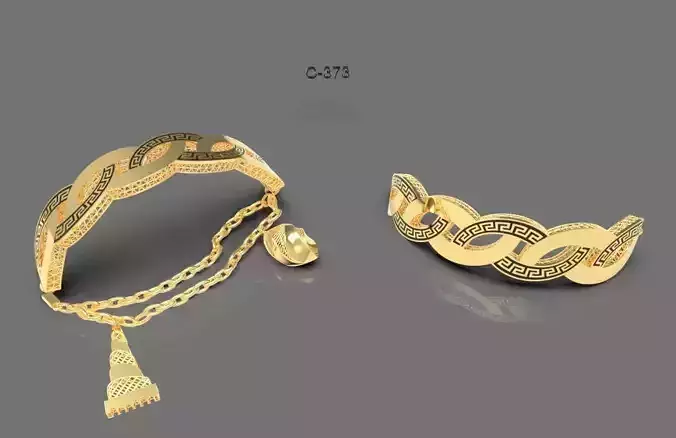 elegant bracelet model 3D print model