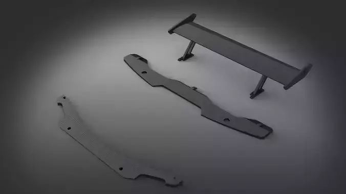 Bodykit moto car spoiler tuning