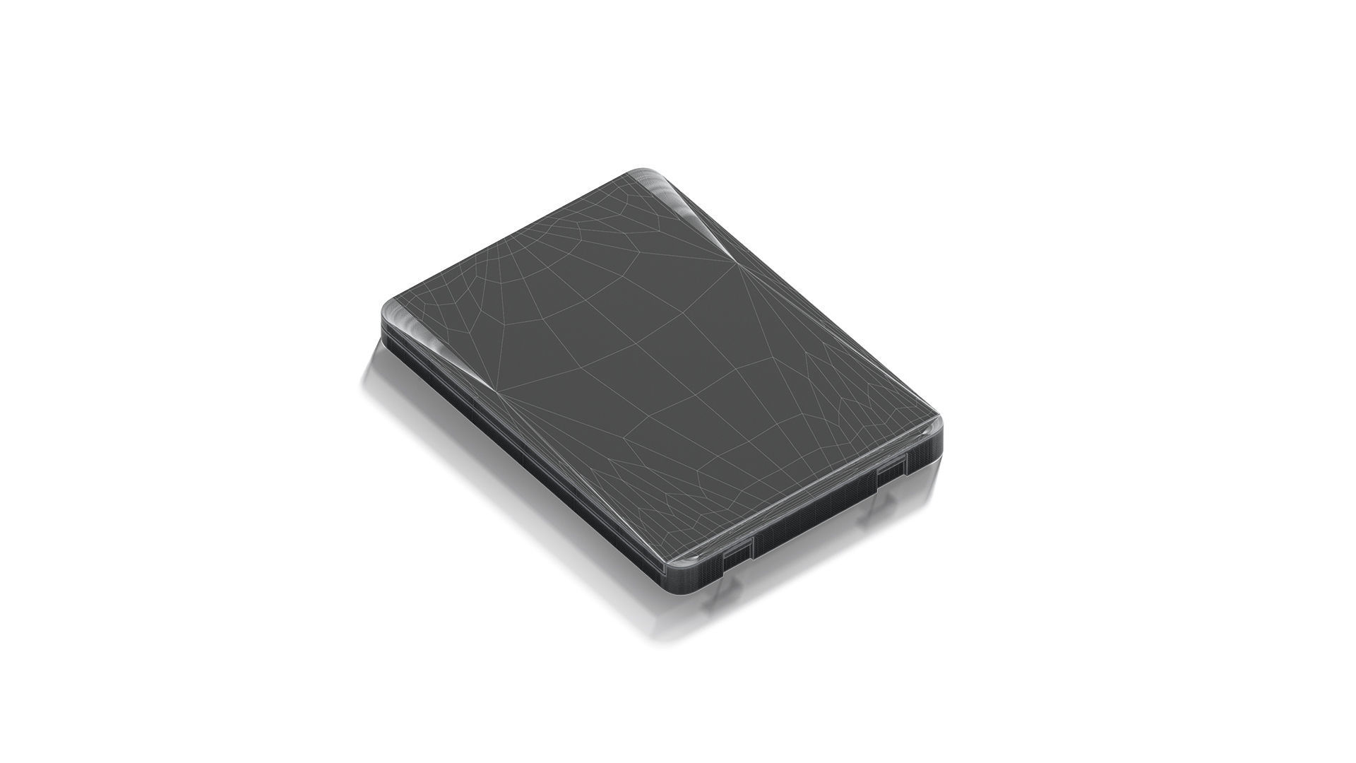 Transparent Magnetic Trading Card - plastic collectible case 3D model_8