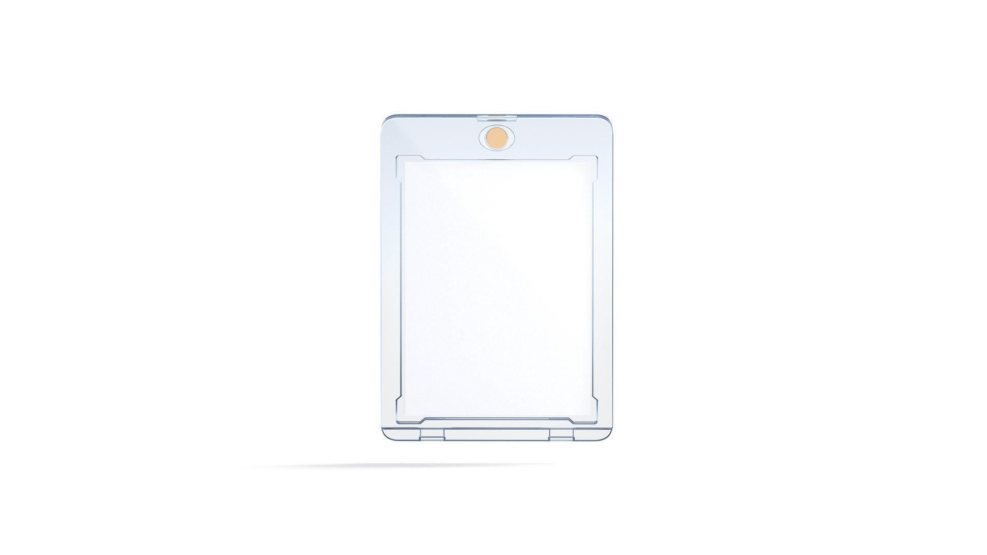 Transparent Magnetic Trading Card - plastic collectible case 3D model_4
