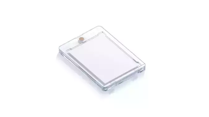 Transparent Magnetic Trading Card - plastic collectible case 3D model