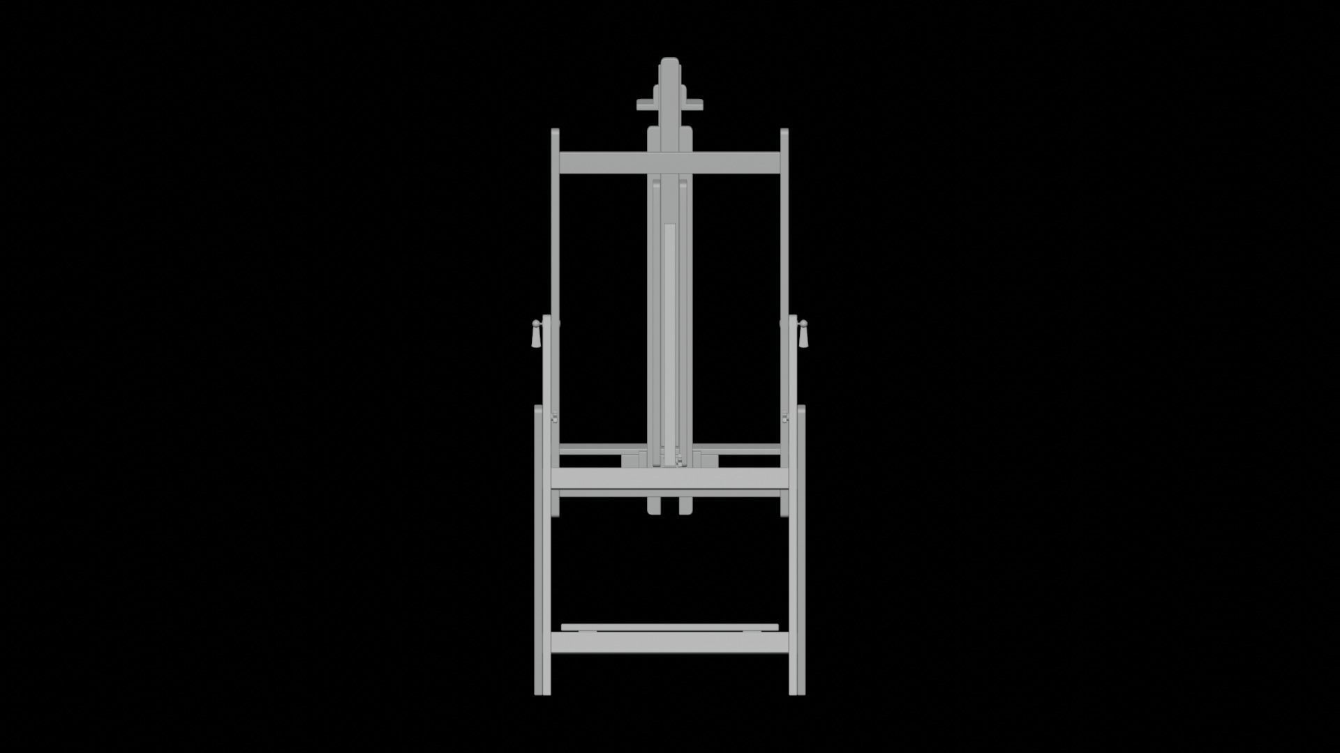 Studio Easel 3D model_9