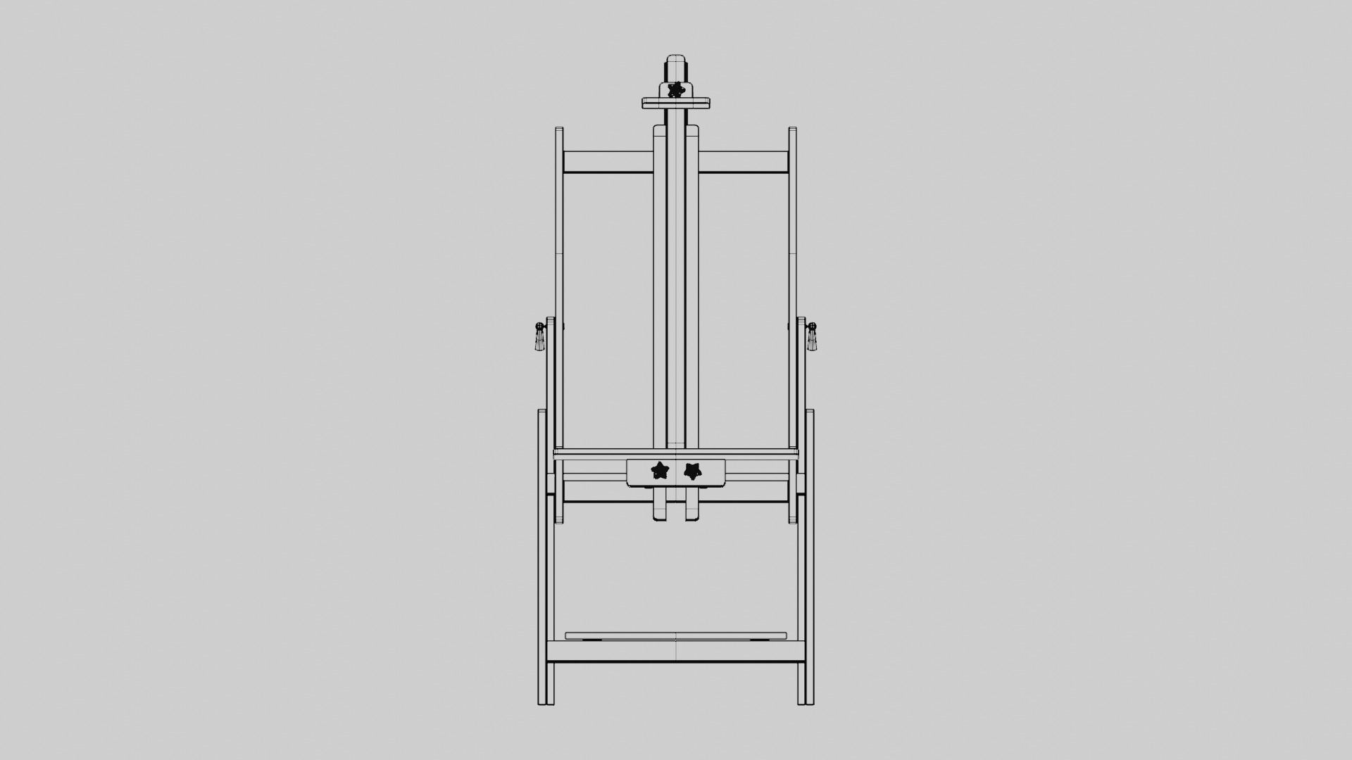 Studio Easel 3D model_12