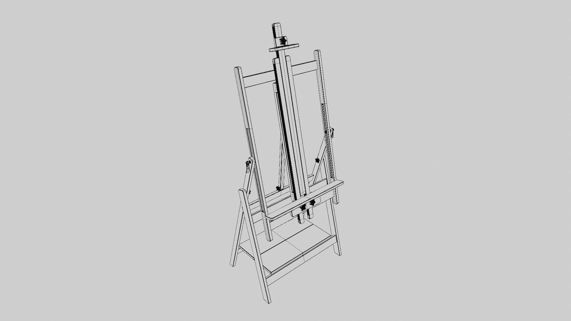 Studio Easel 3D model_11