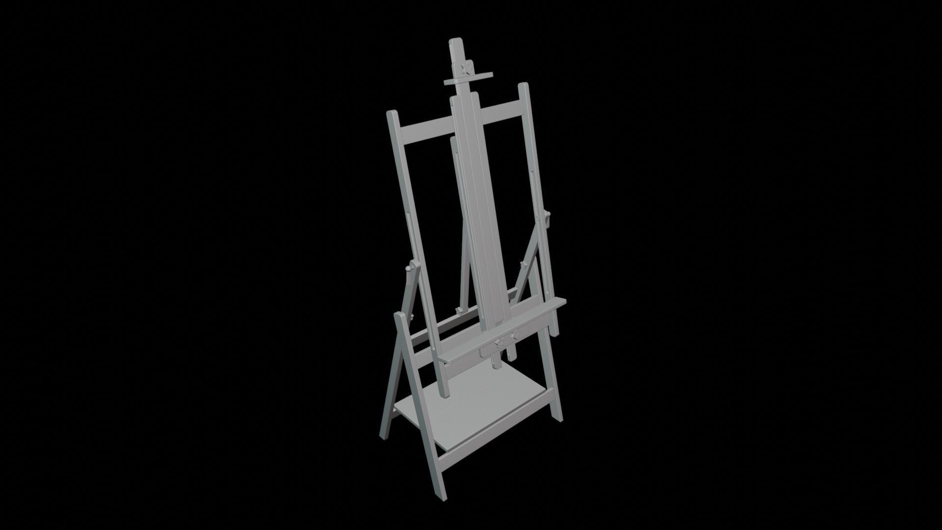 Studio Easel 3D model_6