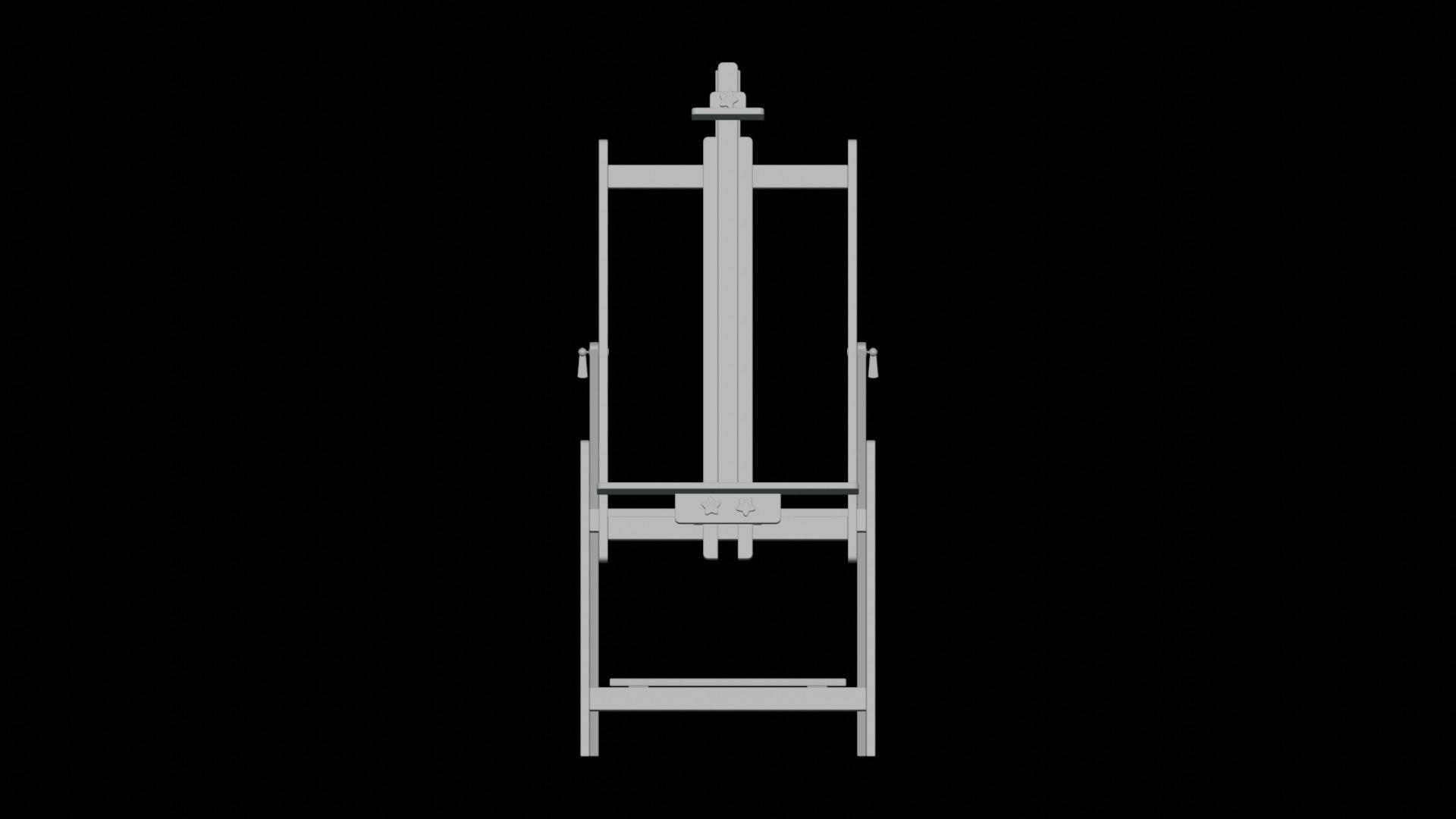 Studio Easel 3D model_7