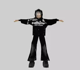 PS1 character models - virtual world Free low-poly 3D model