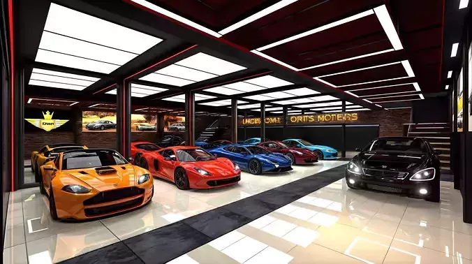 Luxury Car Showroom Design