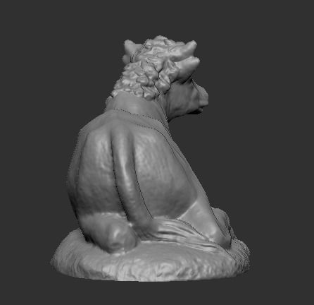 OX IN THE MANGER - BUEY EN EL PESEBRE 3D print model_3