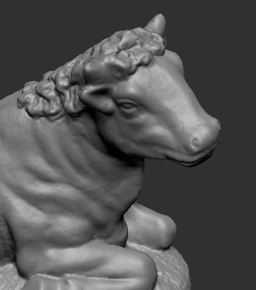 OX IN THE MANGER - BUEY EN EL PESEBRE 3D print model_5