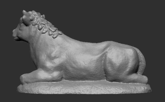 OX IN THE MANGER - BUEY EN EL PESEBRE 3D print model_2