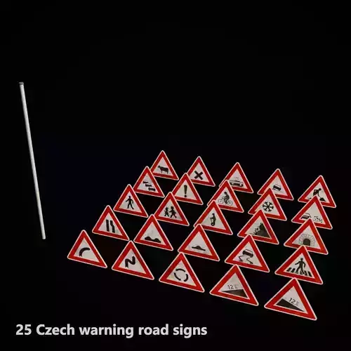 Czech road signs pack - Warnings