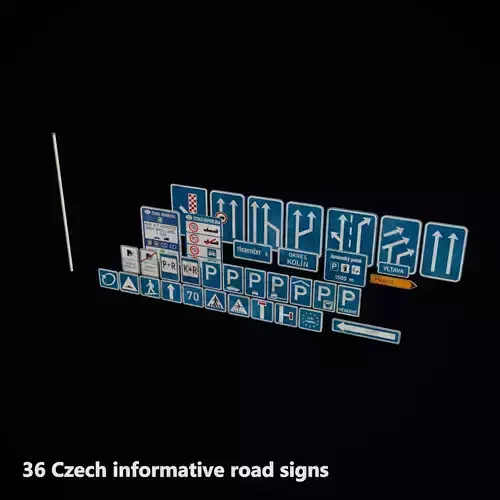 Czech road signs pack - Informative