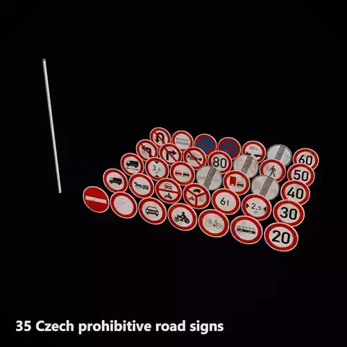 Czech road signs pack - Prohibitive