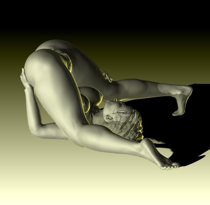 Fada Nude Female figurine for 3D printing 3D print model_4