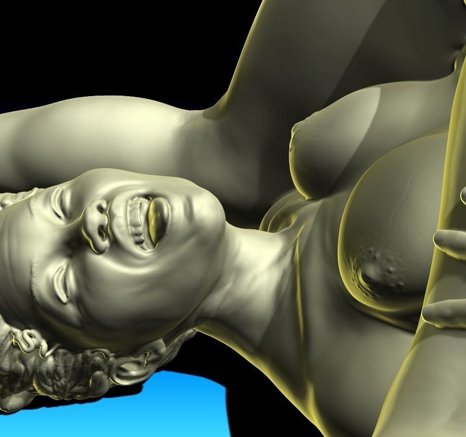 Fada Nude Female figurine for 3D printing 3D print model_9