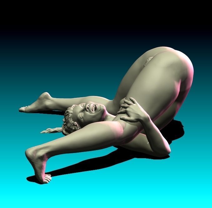 Fada Nude Female figurine for 3D printing 3D print model_1