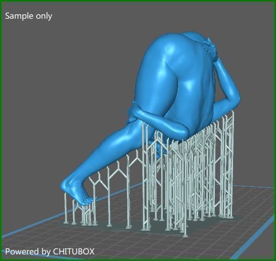 Fada Nude Female figurine for 3D printing 3D print model_8