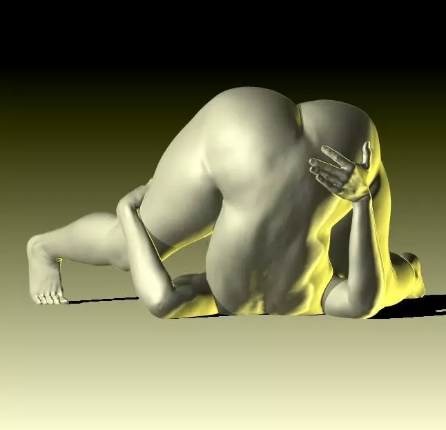 Fada Nude Female figurine for 3D printing 3D print model_0